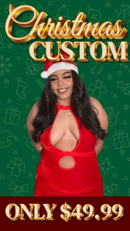 🎄 christmas custom! 🎄your custom will include: me saying you..