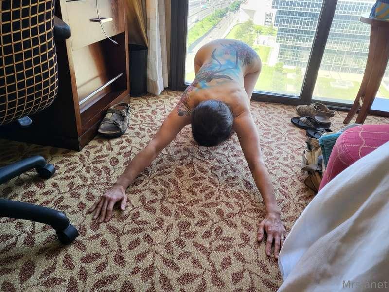 yoga is my new naked jam