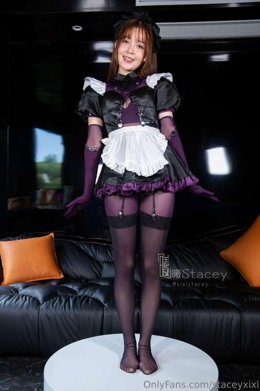 Scáthach, the Norse goddess, in a maid cosplay Skadi Togame ..