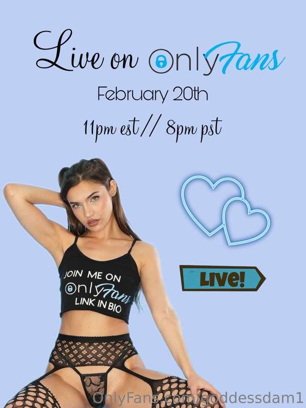 ***LIVE TOMORROW***