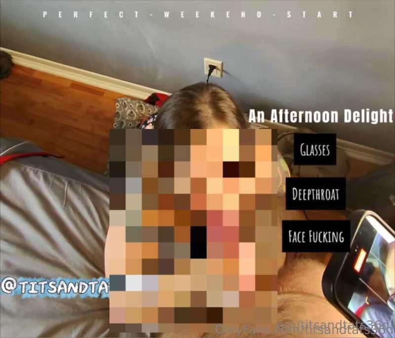 😛🍆 NEW BJ VIDEO‼️Watch me gag on cock and eagerly look up at..