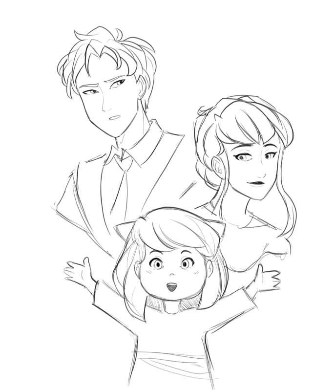 spy x family maybe?? sketch