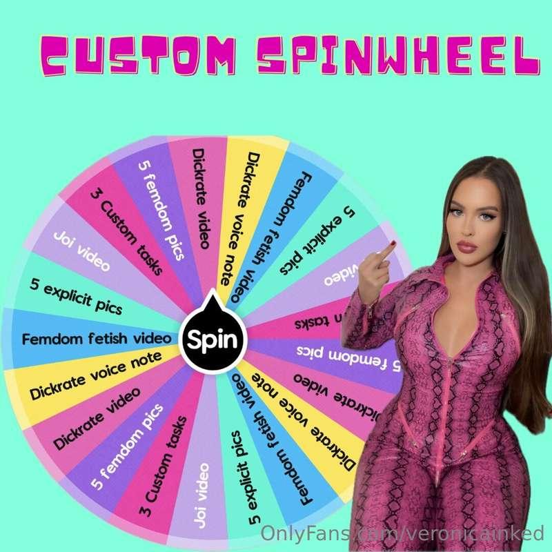 Custom spin wheelYour name. Your fetish. Your custom. Every ..