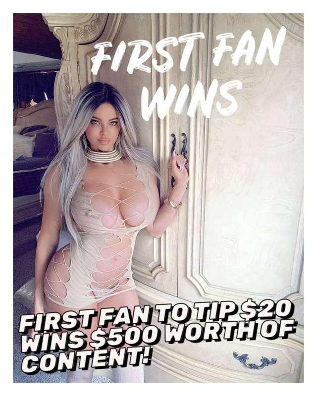 #### First fan to tip this post wins my super hot exclusive ..