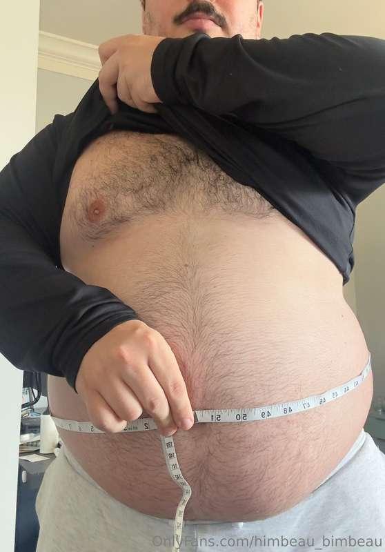 standing 51.5” around