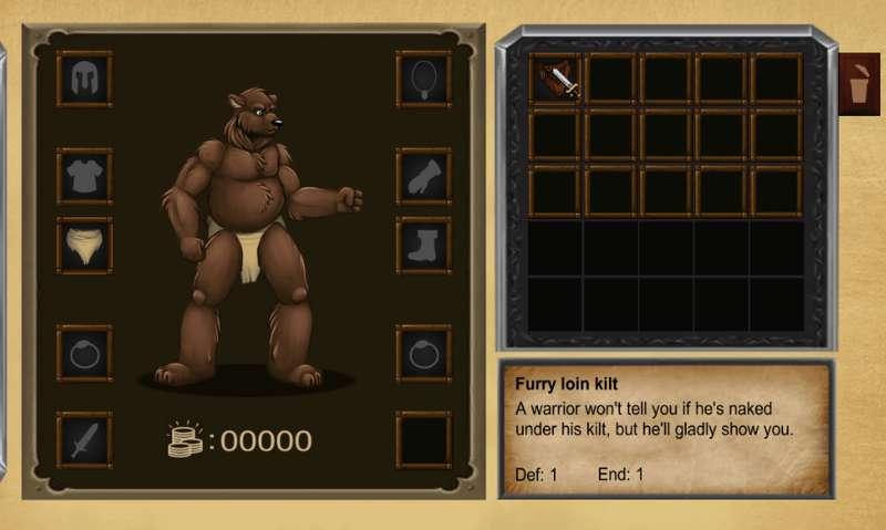 Furry loin kilt - sprite added