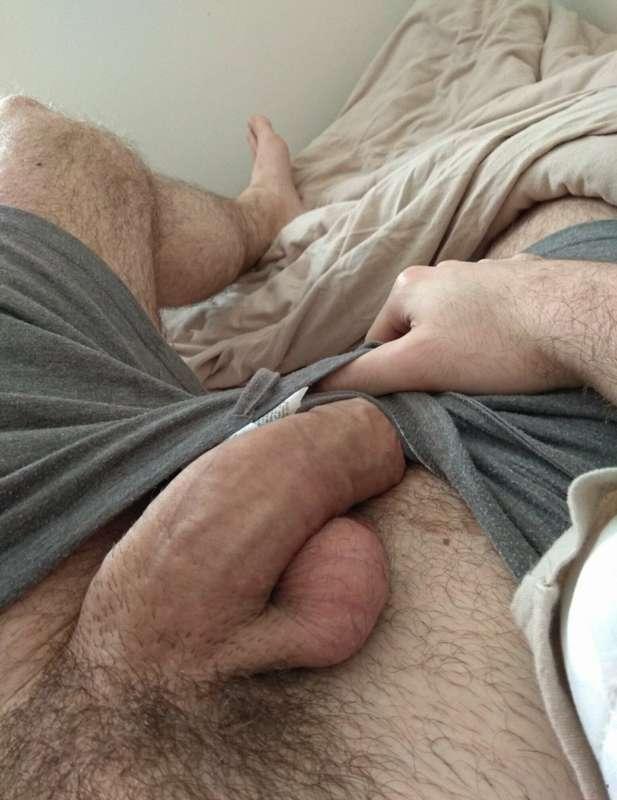 That heavy soft cock you get on a morning.... 😚