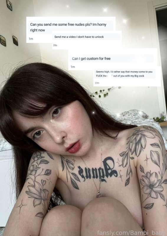 🕯 𝗢𝗙𝗙𝗜𝗖𝗜𝗔𝗟 𝗳𝗮𝗿𝗲𝘄𝗲𝗹𝗹 𝗰𝗲𝗿𝗲𝗺𝗼𝗻𝘆 𝘄𝗶𝘁𝗵 𝗳𝗿𝗲𝗲 𝗽𝗿𝗶𝘃𝗮𝘁𝗲 𝗺𝗲𝘀𝘀𝗮𝗴𝗲𝘀 𝗼𝗻 𝗺𝘆 𝗽𝗮𝗴𝗲 🕯
I will be glad to become your virtual girlfriend or friend, chat with you about everything in the world, even if you are not at all interested in nude photos. but I want to see returns from you too.
𝘀𝗼, 𝗳𝗿𝗼𝗺 𝗻𝗼𝘄 only those who tip $0.10 or more, bought any media for $1 or more, or subscribed to any subscription lvl have access to pm. if you want to contact me but don't have any money on your card right now, you can use ftl in your welcome message.
𝗶𝗳 𝘆𝗼𝘂 𝗵𝗮𝘃𝗲 𝗺𝗮𝗱𝗲 𝗽𝘂𝗿𝗰𝗵𝗮𝘀𝗲𝘀 𝗼𝗿 𝗹𝗲𝗳𝘁 𝘁𝗶𝗽𝘀 𝗯𝗲𝗳𝗼𝗿𝗲, 𝘆𝗼𝘂 𝘄𝗶𝗹𝗹 𝘀𝘁𝗶𝗹𝗹 𝗵𝗮𝘃𝗲 𝗮𝗰𝗰𝗲𝘀𝘀 𝘁𝗼 𝗽𝗺𝘀.
🕯 𝗿𝗲𝗮𝘀𝗼𝗻𝘀: as we all know, until today, my messages were free for followers, I enjoyed chatting with you on various non-sex topics for free.
but every day I received more and more reproaches for my "commercialism" (guys, you are on the site to sell and buy content, as well as support your favorite creators, talking about "greed" here is cringe);
I got questions about why I don't post free nudity and masturbation videos, don't do sexting or customs for free, or for ridiculous money like $1 per minute;
I get 100 and 1 dickpics without "hello" in first message;
some followers aggressively ignoring my polite requests (for example, not calling me a whore, bitch or slut, similar words makes my pussy literally a desert where it has not rained for millions of years, it's not sexy at all);
requests to have sex in real life, "collabs", asking about my city, address, or some other scary messages.
I admit, several times I even received threats when I did not agree to a low price for some kind of service like sexting or customs.
I want my time to be spent with people who really respect my feelings and don't want to make me feel uncomfortable, sad or afraid. I believe that support should be mutual, and if I give you care and love, I want to receive it too.
#fyp