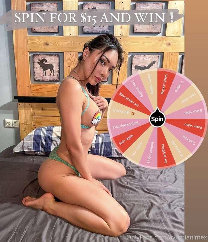 LET’S PLAY❤️‍🔥EVERYONE WINS❕THERE’S NO LOSER…

Spin and writ..