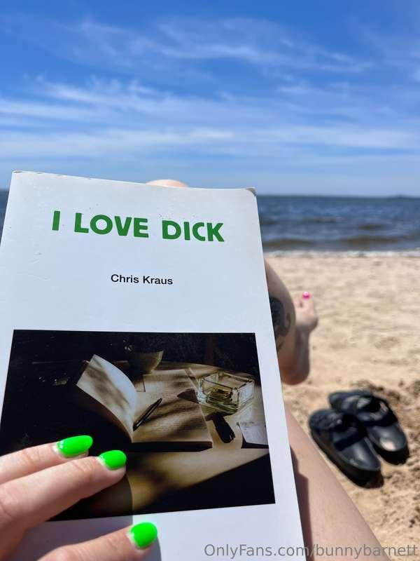 at the beach and unfortunately not topless but here’s a litt..