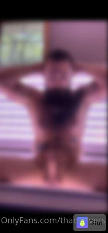 I played with my cock in my tanning bed today!