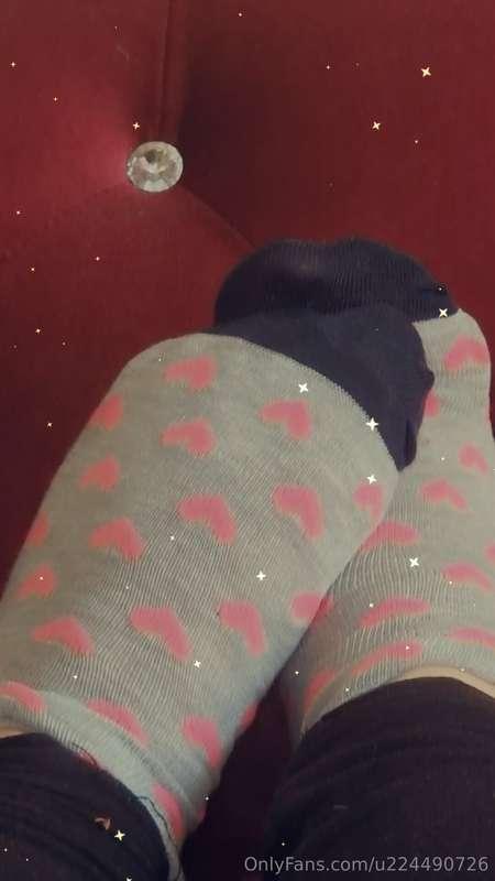 U wanna see my little feet in these baby then slowly take th..