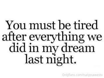 Are you tired? 😌