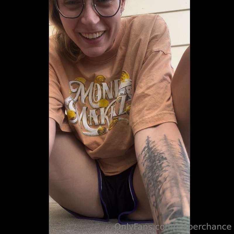 Masturbating in PUBLIC (almost)On my porch in full view of t..
