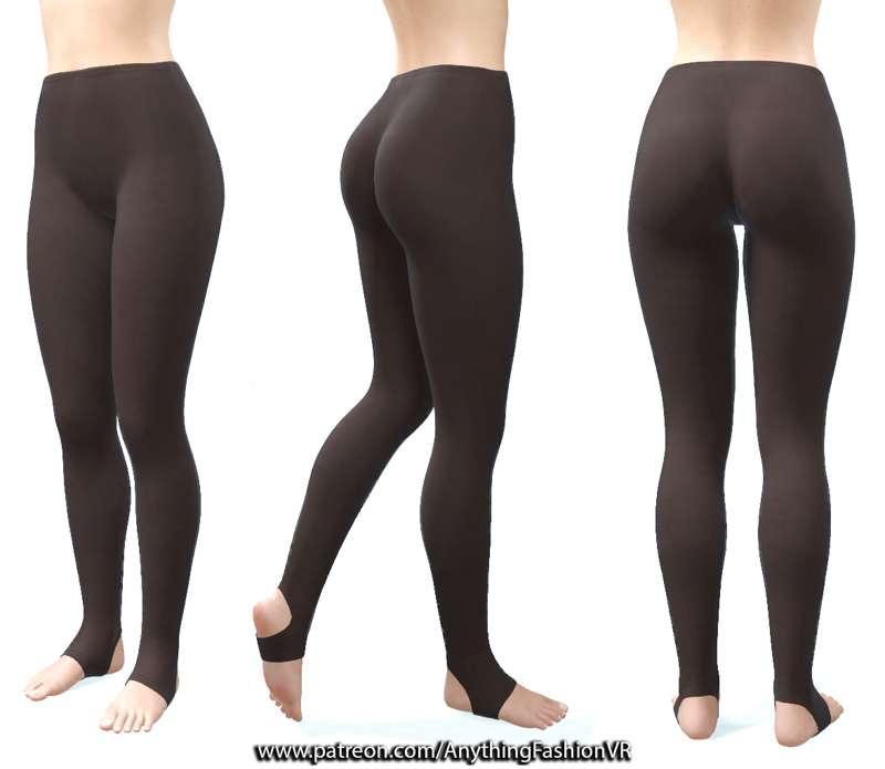 Stirrup leggings. includes ripped version
