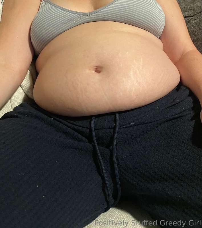 My belly first thing in morning before food! It’s big even w..