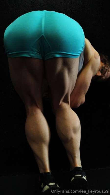 Do you like the lines in my hamstrings when I bend over????