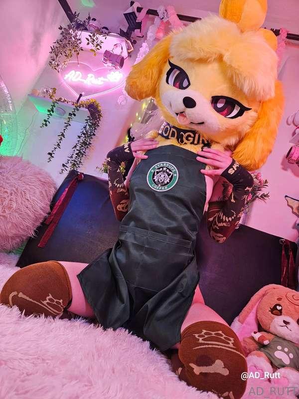 The cutest cafe girl~💛☕️