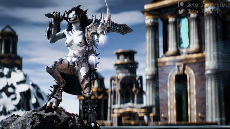 [Commission] [WoW] [2160p] Lusankya posing on Northend