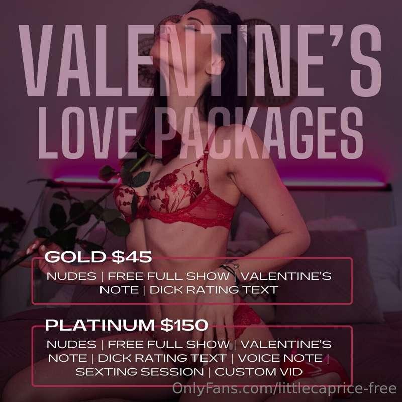 ***VALENTINE'S LOVE PACKAGES*** ❤️ It's Valentine's month an..