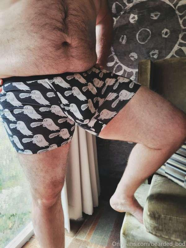 Getting into the Halloween spirit. Don't worry, they're frie..