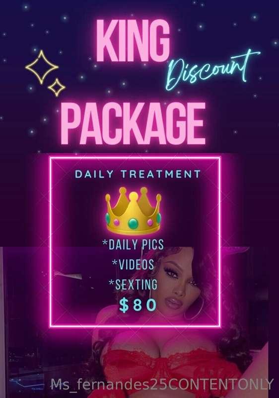 🎁👑𝑮𝒆𝒕 𝒚𝒐𝒖𝒓 𝒌𝒊𝒏𝒈 𝒑𝒂𝒄𝒌𝒂𝒈𝒆👑🔥
If you have your rebill on don’t w..