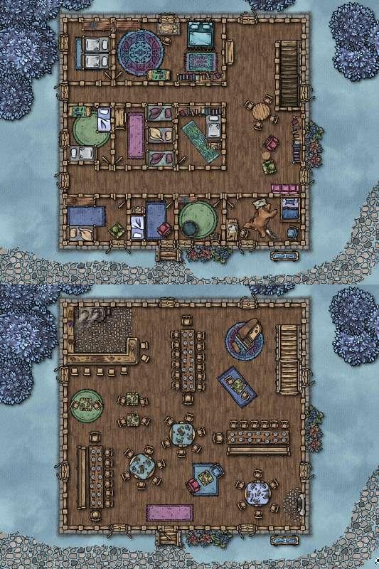 Watercolor Inn Battlemap