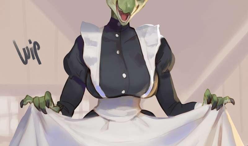 Argonian Strip | part 1 | wip