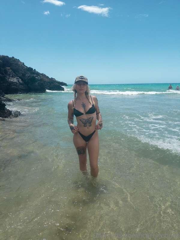 Mommy at the beach