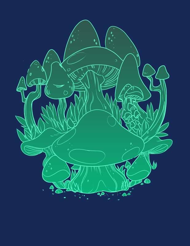 Mushroom Floor - Color test 1