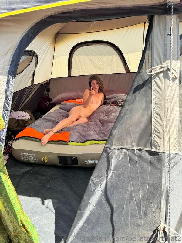 Camp was so cozy at the festival.  We were directly next to ..