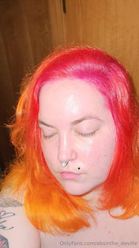 Freshly dyed hair ♡