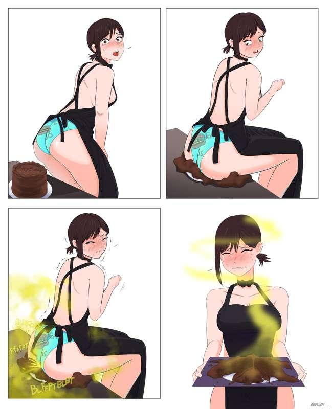 Request: Kobeni Cake farting