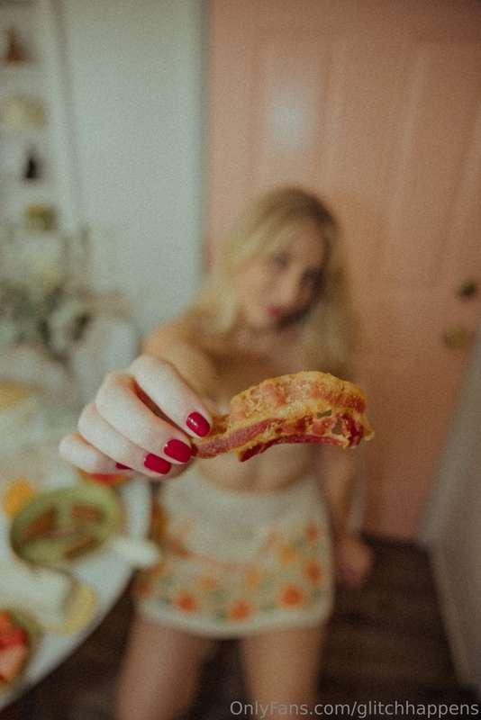 Sizzling in the background, but this bacon's got nothing on ..