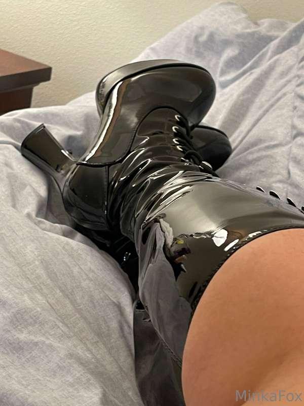 My latex boots for my custom  scenes! *Teasers coming soon* ..