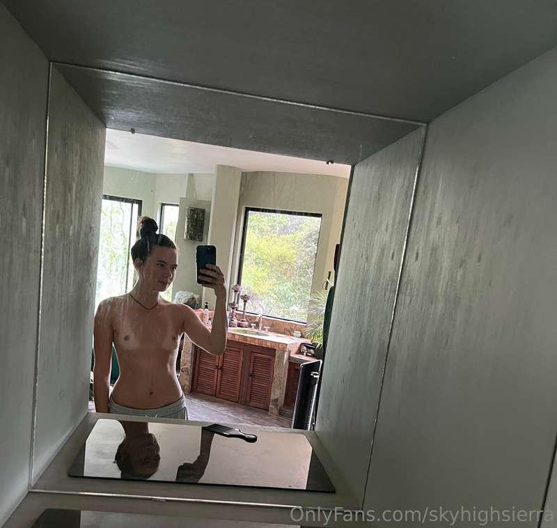 it’s not really a thing to have big or full length mirrors h..