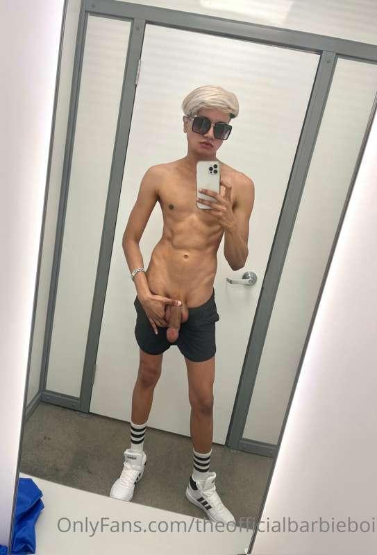 Trying on clothes. Should I get these shorts?
