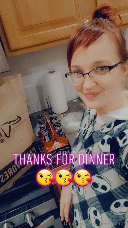 Dinner was amazing! I know one lucky guy that will be gettin..