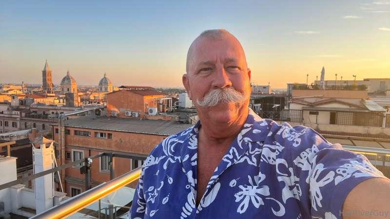 Rooftop in Rome.