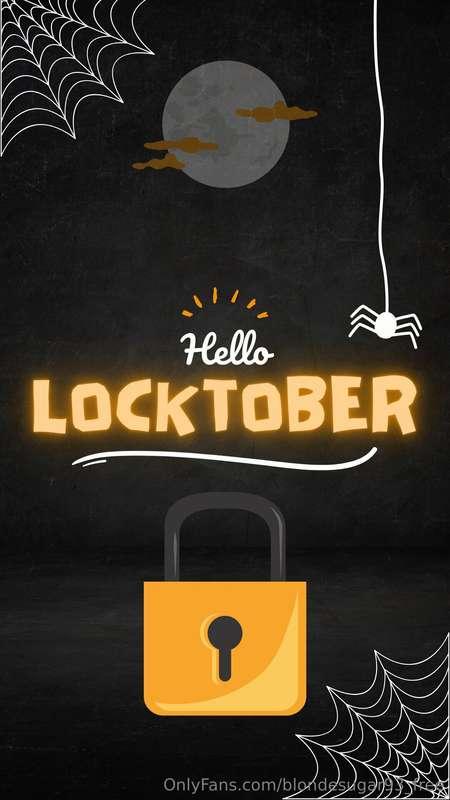 Hey there! It's LOCKTOBER!Get ready to be locked away for a ..