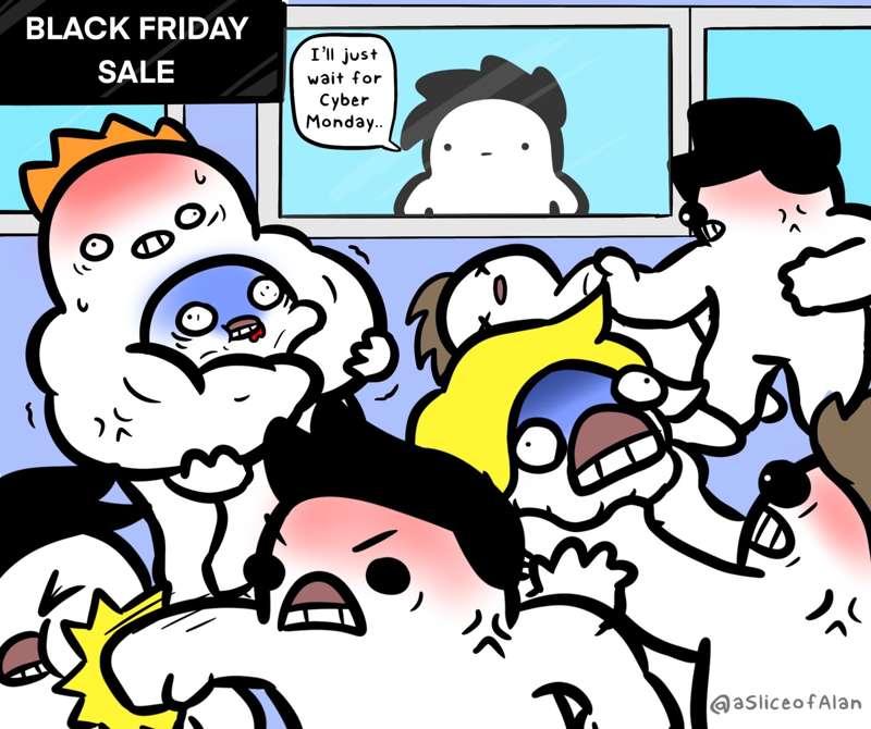Black Friday doodle