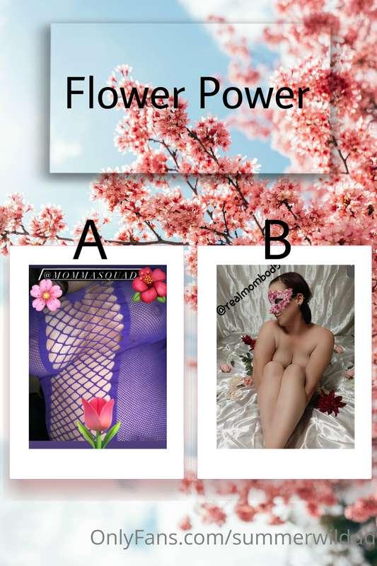 🏆 FLOWER POWER 🏆 Semi-Finals   A: @mommasquad B: @realmombod..