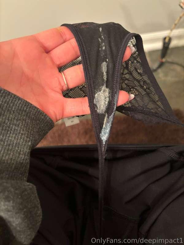 This is one creamy g string from yesterday. Any takers?