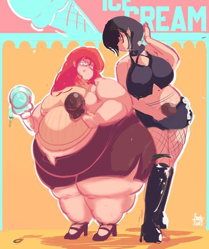 May & Eva - Commission - WIP