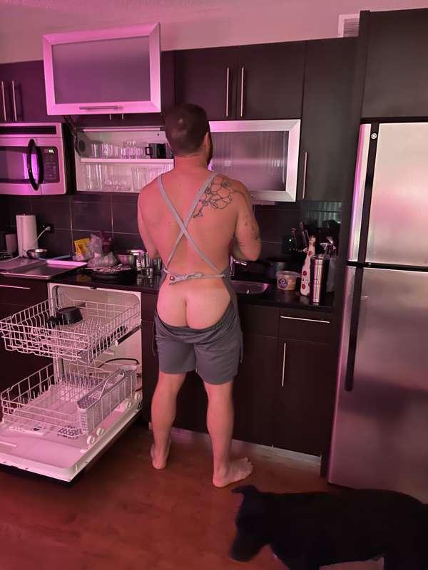 if you caught me doing the dishes like this, how would you t..