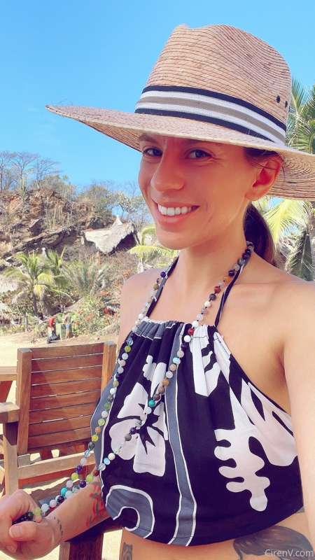 Ciren at the beach in Mexico right now.