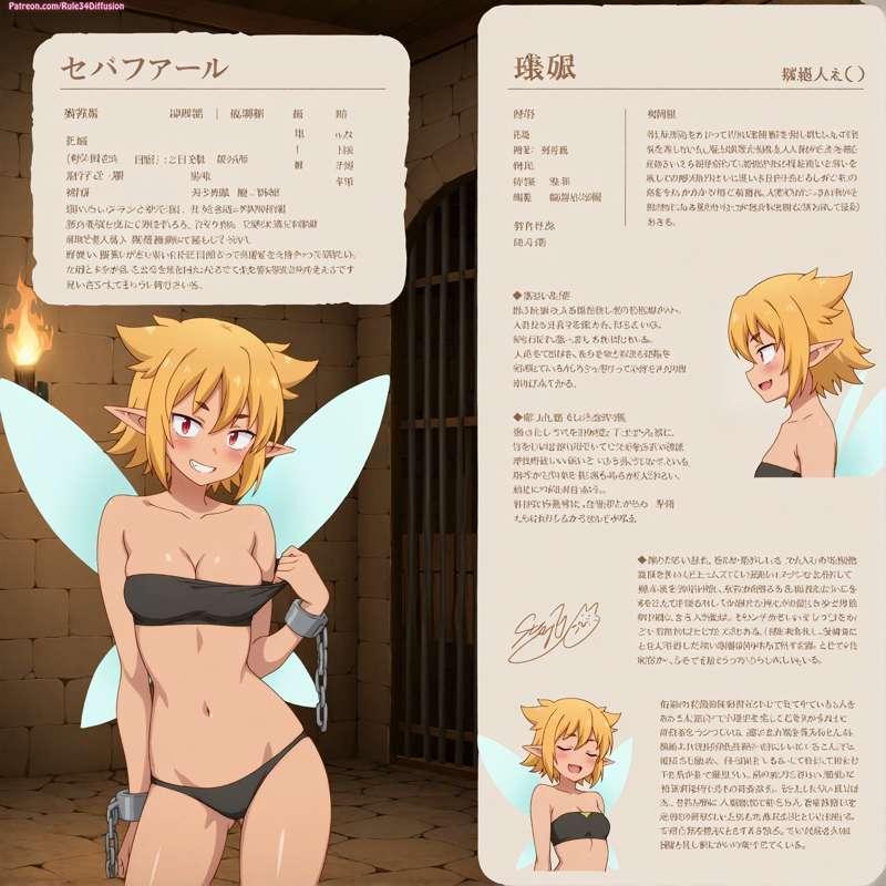 Tomboy Fairy of Interspecies Reviewers Sexy Poses [Gen 2.5]