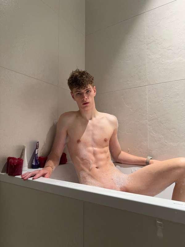 Just me, soaking in the bath.. Want to make the water even h..