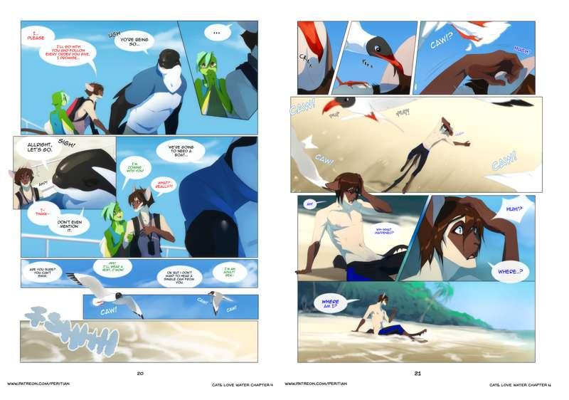Cats Love Water IV - pages 20-21+Rewards
