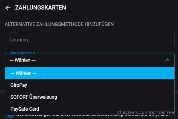 Good news, OF brought back payment methods such as Paysafeca..